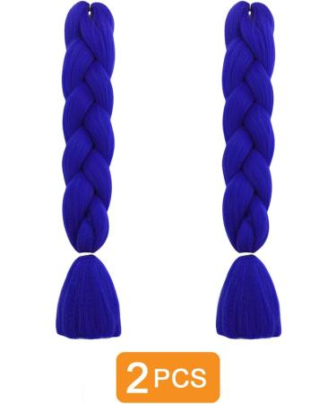 Traziewell Blue Hair Extensions Braiding Hair Accessories for Women Braid Hair Extension High Temperature Synthetic Fiber Twist Hair Pieces 1905 FH001905 L - Buy Online on GoSupps.com