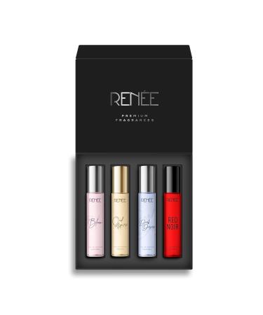 RENEE_Women's Luxury Perfume Gift Set Combo Pack of 4 Eau De Parfum - 15ml Travel-size Bottles Long Lasting Scents of Floral Fruity & Spicy Notes - Buy Online on GoSupps.com