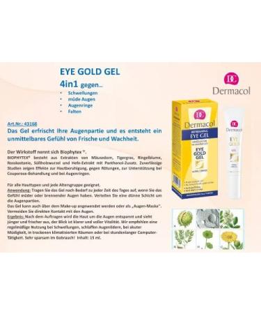 Buy Women Dermacol Eye Gold Gel by Goform - Rejuvenating Under-Eye Treatment | International Shipping Available - Buy Online on GoSupps.com