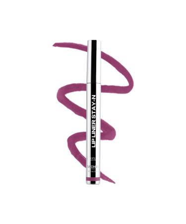 Sacheu Lip Liner STAY-N Peel Off Lip Stain Rouge L vres Qui Se D colle Longue Tenue Mate Encre L vres Sans Transfert Enrichie en Acide Hyaluronique & Vitamine E (PLUMped) PLUMped 3.5 ml (Lot de 1)