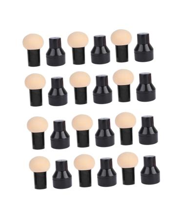 FRCOLOR 12 Pcs Mushroom Head Cream Foundation Body Puffs Loose Puffs Make up Sponges for Face Beauty Sponges Beauty Puff Girl Cosmetic Puff Velour Puff Hydrophilic Polyurethane 7x5cmx2pcs As Shownx2pcs