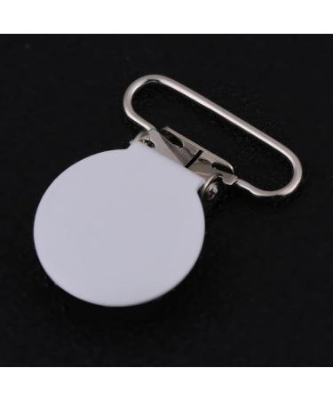 Nipple Clip 25mm - Durable Round Snap Fastener for DIY Clothing Accessories Pacifier Holder & Bib Clip (Gray) | International Shipping Available - Buy Online on GoSupps.com