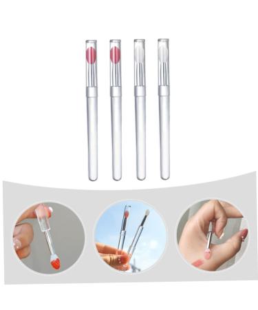Angoily 4 Pcs Lip Applicator Masks & Makeup Brushes | Portable Cosmetic Lip Gloss Tools for Flawless Application - Buy Online on GoSupps.com
