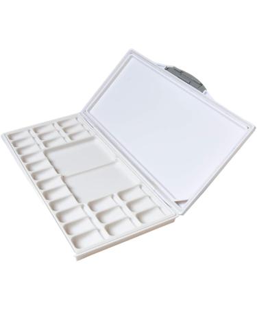 Watercolor Palette 24-Wells with Mixing Areas | Blue Folding Peel-Off Palette for Painting | Silver One Size - Buy Online on GoSupps.com