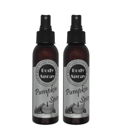 Pumpkin Spice Scented Body Spray 4 Oz (2 Pack)