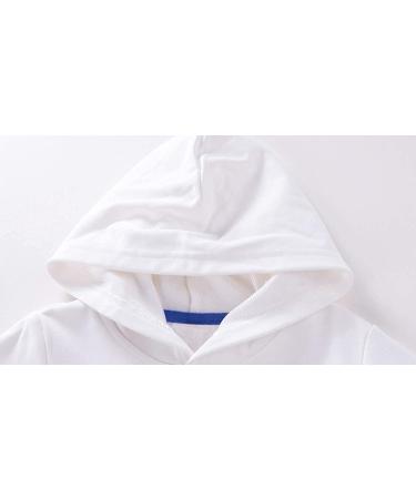 Taigood Kids Hoodie Sweatshirt | Spring Winter Warm Top for Boys and Girls | 3-4 Years | White - Buy Online on GoSupps.com