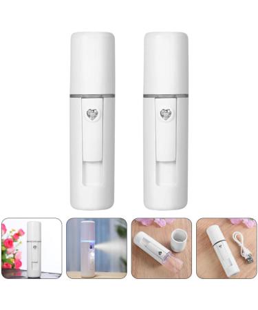 FOMIYES 2pi ces Vaporisateur Brume Nano Pour Visage Humidificateur De Beaut Portable Pulv risateur Facial Blanc Pour Hydratation De Peau - Buy Online on GoSupps.com