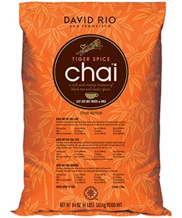 David Rio Food Service Bag Tiger Spice Chai, 1 Pack (1 x 1.8 kg) 4 Pound (Pack of 1)