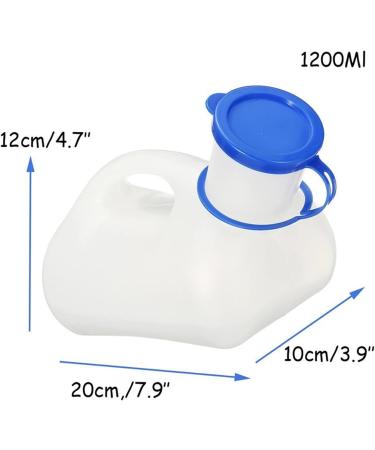 Portable Urinals 1200ML Portable Urine Urinal Toilet Unisex Aid Bottle for Traveling Camping Outdoor Female Adapter for Men Women - Buy Online on GoSupps.com