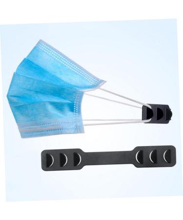 Buy Minkissy 6 Pieces Ear Protection Mask Hooks | Slip-Resistant Silicone Ear Mask Hook Earrings | Hearing Protection for Kids & Adults | Black Ear Tapes with Hook - Buy Online on GoSupps.com