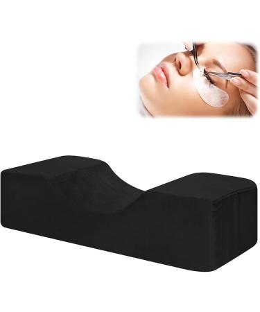Sanon Eyelash Extension Neck Pillow - Extra Soft U-Shape Memory Foam Beauty Makeup Curve Pillow for Home Salon & Professional Use (Black) - Buy Online on GoSupps.com