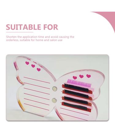 FOMIYES Grafting Eyelash Board - Premium Lash Tools & Acrylic Extension Pallet for False Lashes | International Shipping Available - Buy Online on GoSupps.com