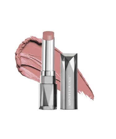 KRISTOFER BUCKLE Cashmere Slip Longwear Lipstick, 0.11 oz. | Creamy, Richly Pigmented Lipstick That Delivers Bold Color for Up To 8 Hours | Doll
