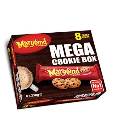 Maryland Maryland Cookies Mega Cookie Box 8 x 230 g Chocolate Biscuit Tins