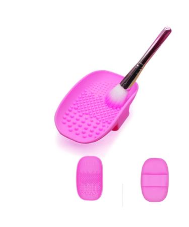 Beavorty 1PC Silicone Makeup Brush Cleaning Mat silicone makeup applicator makeup brush cleaner Makeup Brush Scrubber Mat makeup brush cleaning tool brush cleaning pad beauty tools portable
