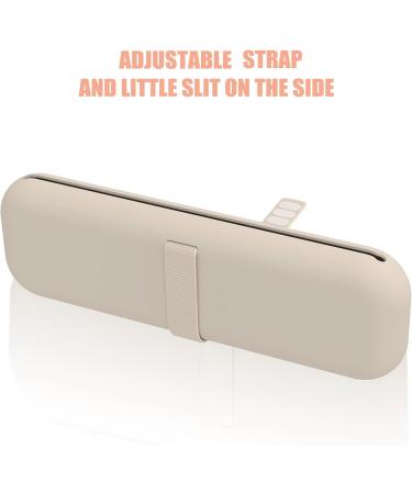 Frimon Travel Makeup Brush Holder - Silicone Anti-Fall Organizer Case for Women - Large Khaki Cosmetic Brush Bag - Buy Online on GoSupps.com