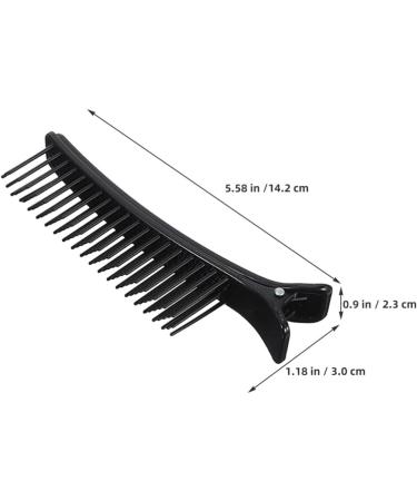 minkissy Hair Sectioning Grip Clips Hair Stylist Nonslip Hair Clips Comb Alligator Hair Clips for Salon Home Styling Haircuts Dying Hair DIY Accessories Black - Buy Online on GoSupps.com