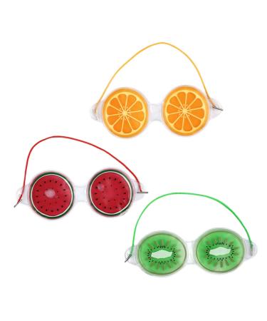 Ultechnovo 3st gel eye flaps cold compress masks cooling eye pads cooling blind lift eye cooling masks sleeping eye flap cold eye masks cold pack caricature elastic rope
