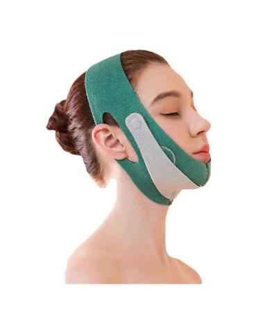 Dzsxlecc Face Thinning Bandage Face Lifting Belt Double Chin Reducer Reusable V Shaped Slimming Face Mask Face Slimming Strap Skin Toning Belt Face Weight Loss