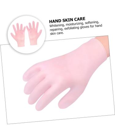 Housoutil 1 Pair Whitening Moisturizing Gloves Holly Headband Heel Moisturizing Gloves White Gloves Men Moisturizing Gloves for Women Dry Skin Gloves Sebs Sun Protection Pink - Buy Online on GoSupps.com
