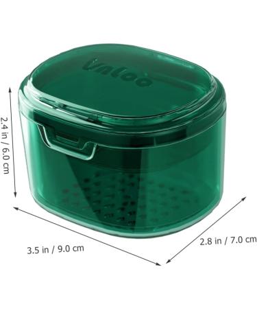 Beaupretty 3-Compartment Retainer Storage Box - Prosthesis Holder & Cleaning Case for Braces | Small Absorption Container - Buy Online on GoSupps.com