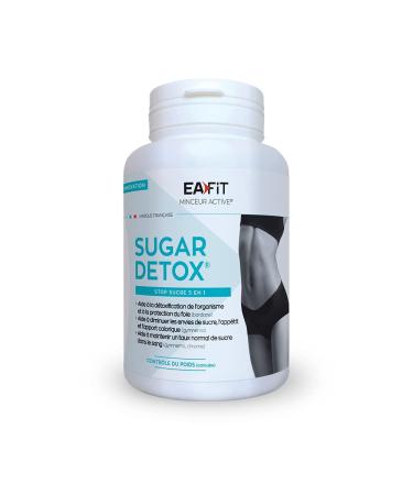 EAFIT Slimming - Sugar Detox - 5-in-1 Sugar Stopper: Gymnema Chromium Burdock Vitamins and Minerals Amino Acids Plants - R
