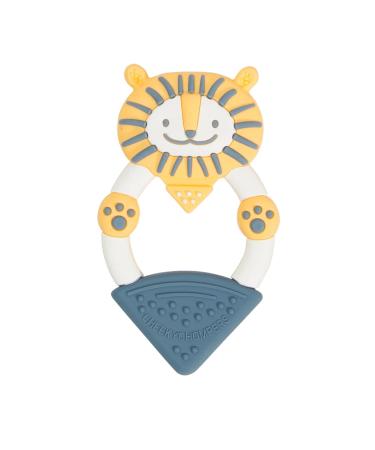 Cheeky Chompers tooth aid with animal motif |Bite rings with integrated gel applicator |Soft silicone design |100% BPA and Phthalat-free |Bertie of the Lion Bertie The Lion
