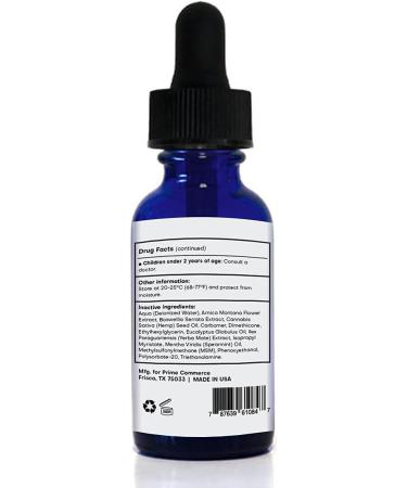 MAXOCAINE Lido-Hemp Oil for Pain & Stress Relief with Eucalyptus Spearmint Essential Oils, Lidocaine, and Hemp Extract - Premium Holistic Solution (1 oz) - Buy Online on GoSupps.com