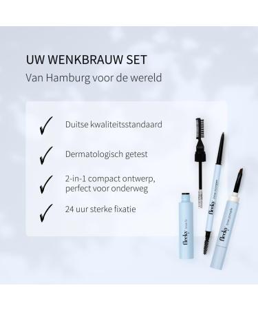  Fleeky Brow fleeky Brow Fix Eyebrow Kit 3 in 1 - Ointment & Micropen - Perfect Shape - Filler and Definition for Natural Stain Resistant Results (Brown) - Buy Online on GoSupps.com