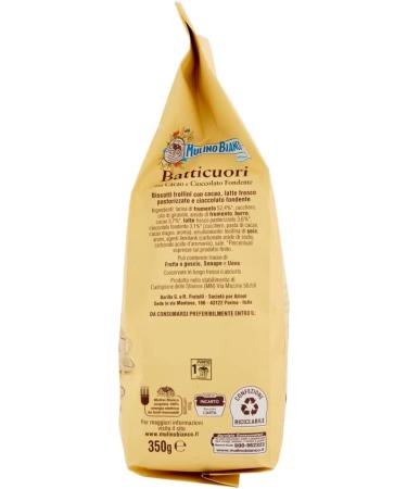  Italian Gourmet E.R. Mulino Bianco Batticuori Pan di Stelle Abbracci Cocoa Lot de 6 biscuits sabl s au cacao 6 x 350 g + polpa gourmet italien 400 g - Buy Online on GoSupps.com