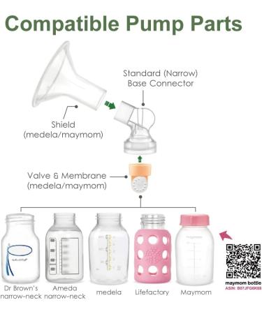 Maymom Top Hole Connector for Medela Breast Pumps - Compatible and Replaces Medela Connector II - Buy Online on GoSupps.com