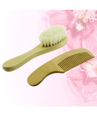STAHAD Baby Grooming Kit - Anti-static Massage Bath Comb & Detangling Brush for Newborns - Wooden Shower Spa Set for Toddlers - Buy Online on GoSupps.com