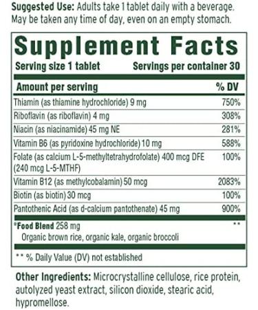 Buy MegaFood Balanced B Complex - 30 Tablets for Energy & Wellness - Buy Online on GoSupps.com