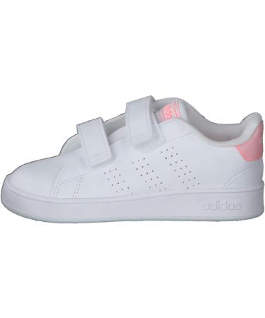 adidas Kids Advantage Cf I Sneaker - Child 8 UK - Ftwr White/ Acid Red - Buy Online on GoSupps.com