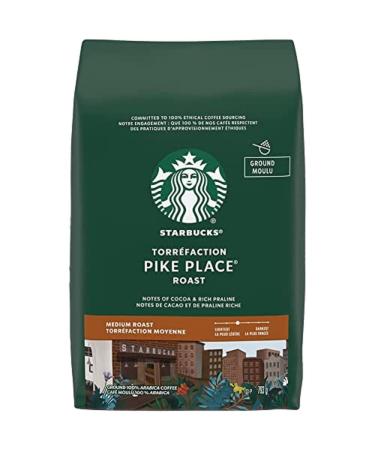 Starbucks Pike Place Roast Ground Coffee Medium Roast 793 Grams 793 g (Pack of 1) Roast Ground Coffee