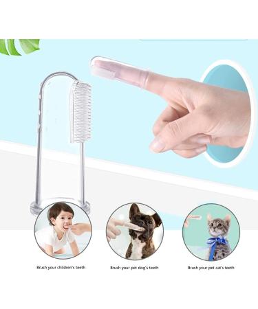 XINGSUI Soft Silicone Finger Toothbrushes 4 Pack with Storage Box for Dental Care & Gum Massage - Buy Online on GoSupps.com