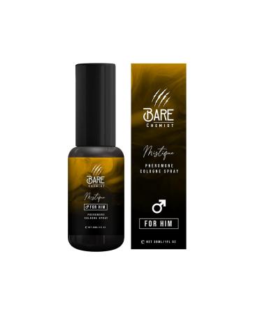 Mystique Pheromone Cologne for Men Extra Strong Concentrated Formula Long-Lasting Exotic Scent 1.01 Fl Oz Spray