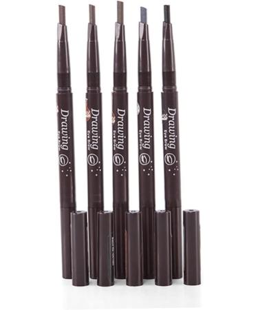 Didiseaon 2pcs 2 1 Eyebrow Brush Brow Spoolie Brush Coffee Eyebrow Pencil Filler Water Proof To Rotate - Buy Online on GoSupps.com