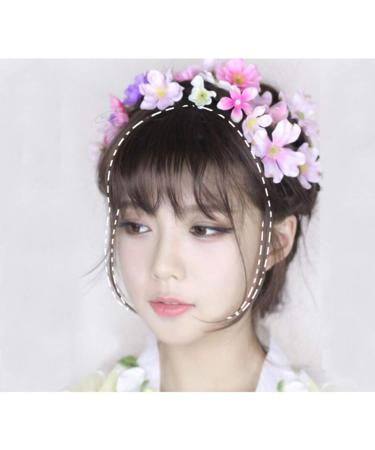 FRCOLOR Clip-In Hair Bangs Extensions | Dark Forehead Synthetic Fringe Hairpiece for Instant Style - Buy Online on GoSupps.com