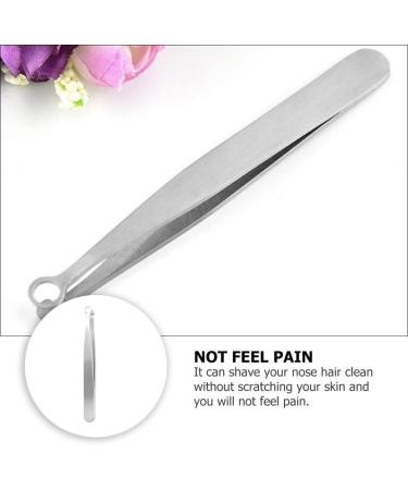 Ultechnovo 3-in-1 Stainless Steel Tweezers & Scissors - Eyebrow Nose Hair Trimmers & Hair Clip for Men - Buy Online on GoSupps.com