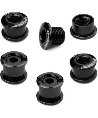 RocRide Single Chainring Bolts Pack of 5 - Black Aluminum or Steel - Buy Online on GoSupps.com