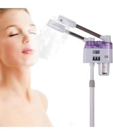  QRANSEUYXY 2 in 1 Vertical Facial Spray Bottle 800W with 360 Rotating Nozzle for Home Use Beauty Studio - Buy Online on GoSupps.com