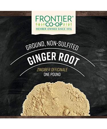 Buy Frontier Natural Ground Ginger Root 16 oz - Non-Sulfited, Premium Quality - Buy Online on GoSupps.com