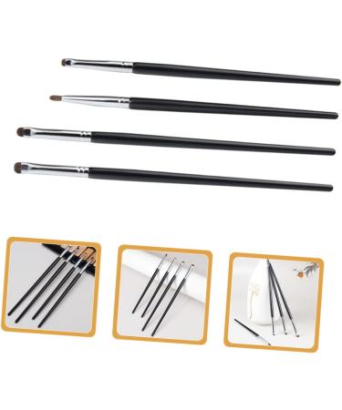 Baluue 4pcs Eyeshadow Brush Eyeliner Brush Eye Makeup Kit Eye Liner Brush for Makeup - Buy Online on GoSupps.com
