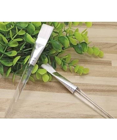 Mask Brush & Silicone Lip Scrubber - Transparent Fan & Clay Face Makeup Brush Set for Travel - Beauty Tools for Skincare & Makeup - Buy Online on GoSupps.com