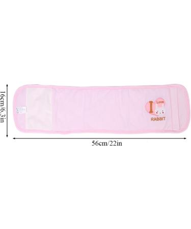 Umbilical Hernia Belt Comfortable Cotton Abdomen Belly Cover Belly Band Wraps Abdominal Binder Protecting Navel () Pink - Buy Online on GoSupps.com