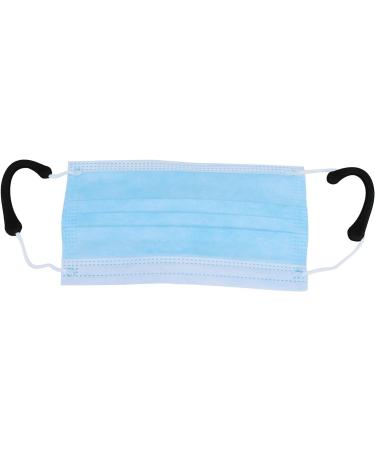 Agate 10 Pairs Soft Reusable Silicone Mask Earlocks - Ear Protection Hooks for Earache Relief (Black) - Buy Online on GoSupps.com