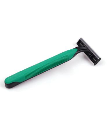 Bulk Disposable Razors - Double-Blade with Safety Caps | Individual Packs for Home Travel Hotels & Shelters (100) - Buy Online on GoSupps.com