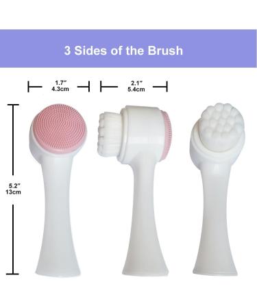 9-in-1 Silicone Face Scrubber Brushes | Super Soft Cleansing & Massager Set | Multi-Colored Facial Cleanser for All Skin Types - International Shipping Available - Buy Online on GoSupps.com