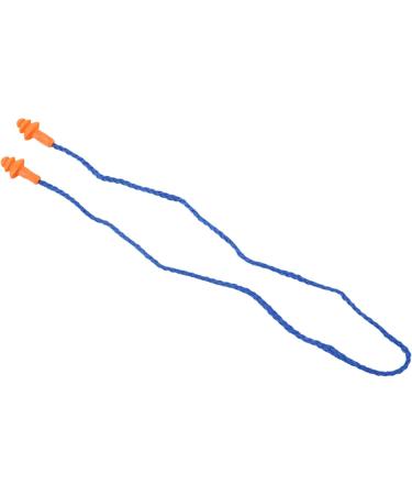 Pteanecay 30 Pcs Silicone Soft Ear Plugs - Hearing Protection with Cord - Noise Reduction Blue Orange - Buy Online on GoSupps.com